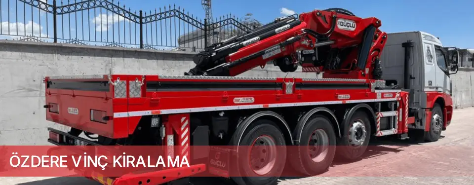 Özdere İlçemi Vinç Kiralama